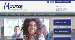 Desktop Screenshot of moore-orthodontics.com